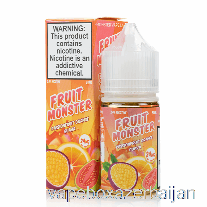 Vape Smoke Passionfruit Orange Guava - Fruit Monster Salts - 30mL 24mg